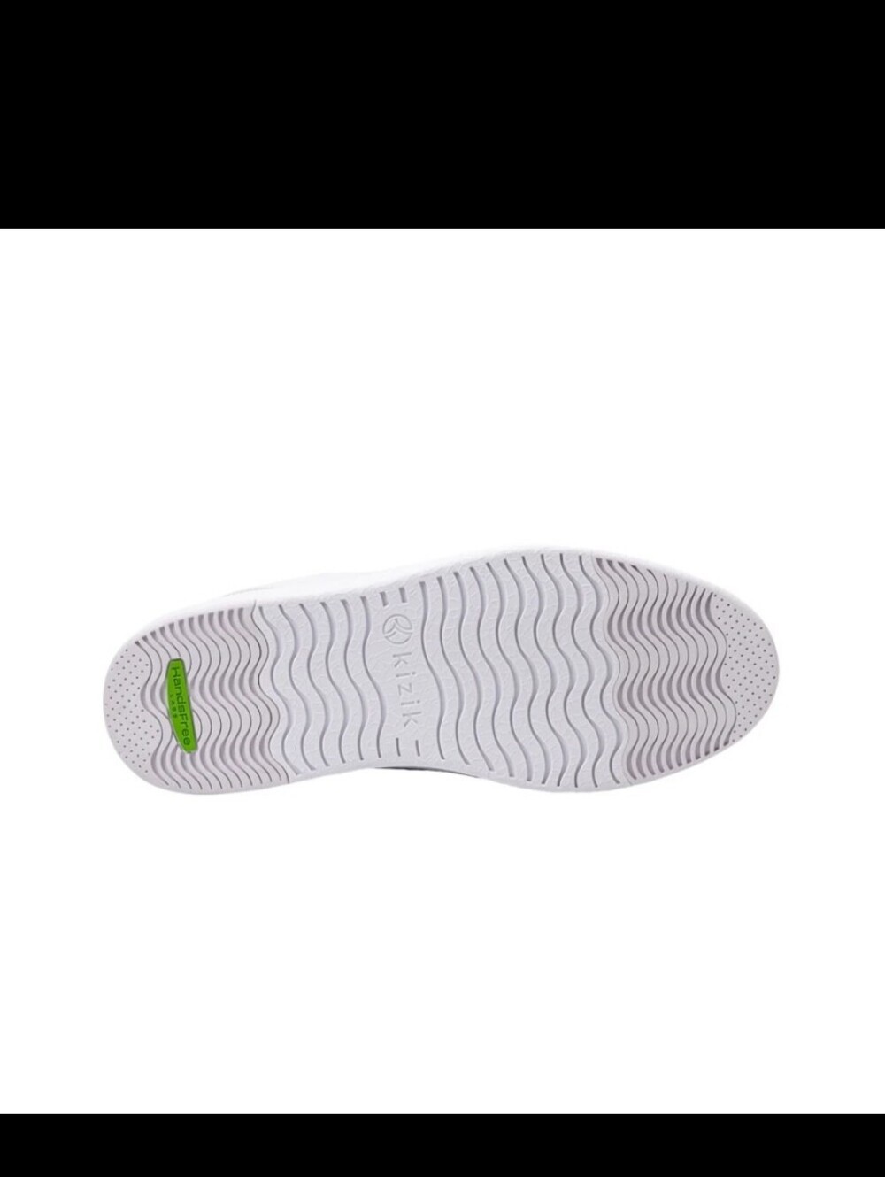 Kizik Vegas Unisex Hands-Free Leather Sneakers - Ivory White - Picture 7 of 9